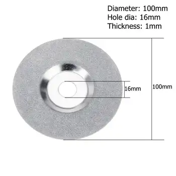 100mm steklokeramična granit diamantna žaga rezilo disk rezalna plošča za 16 mm kota crusher
