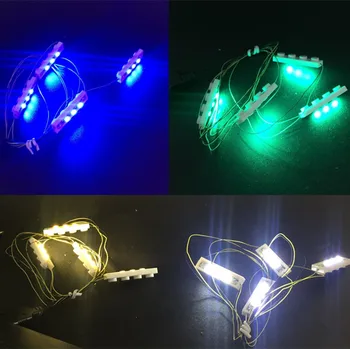 4 v 1 LED light up kit za lego /pin/ Ustvarjalca Hiša gradniki Način