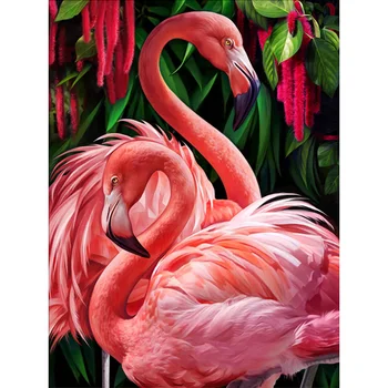 Fuyun 5D Diamond Slikarstvo celoten Sklop Flamingo Nekaj Krog Nosorogovo Sliko Vezenje Prodaje Diamond Mozaik