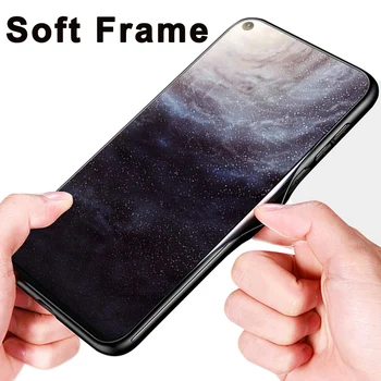 Za Samsung galaxy A8S primeru barva kaljeno steklo telefon pokrovček Za Samsung A8S SM-G8870 primeru Gradient stekla lupini coque 6.4