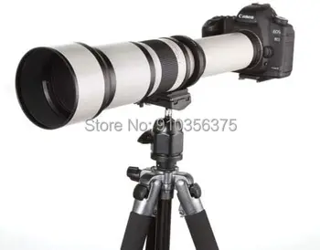 JINTU 650-1300mm Telefoto Zoom Objektiv za Canon EOS 7D, 6D, 5D, 5Ds, 1Ds, 80D, 77D, 70 D, 60D, 60Da, 40D, T7s, T7i, T6s, T6i, T6,