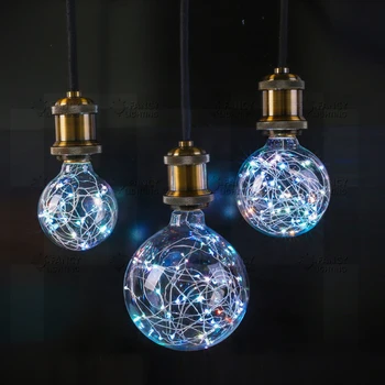 Okrasna led svetilka G80/G95/G125 RGB Okrasni niz led žarnica E27 85-265V lampada led za Božično Darilo/home/dnevna soba deco