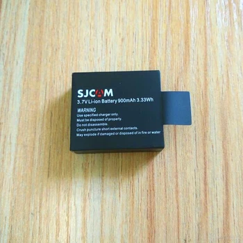 SJCAM Originalno dodatno Opremo 1350/900mAh Polnilnik Li-ionska Baterija za M10 SJ4000 SJ5000X SOOCOO S100 C30 EKEN H3 H8 H9 delovanje Fotoaparata