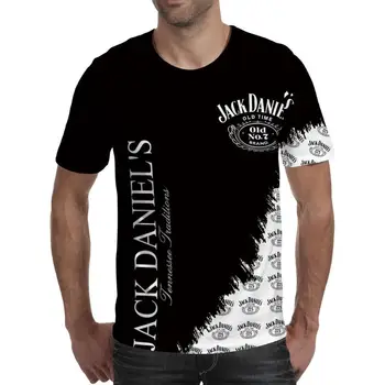 2021 Novo Poletje 3D tiskanih moška T-shirt priložnostne kratkimi rokavi moški T-shirt moda hip-hop