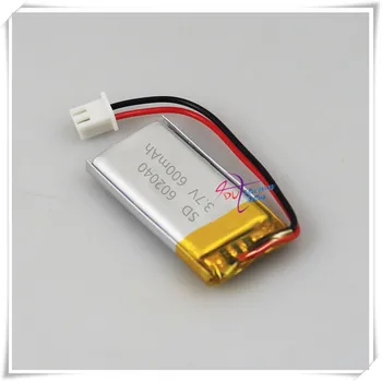 Li-po XHR-2P 2.54 600mAh 602040 3,7 V litij-polimer baterija MP3 točke branje pero scan code instrument inteligentni instrument
