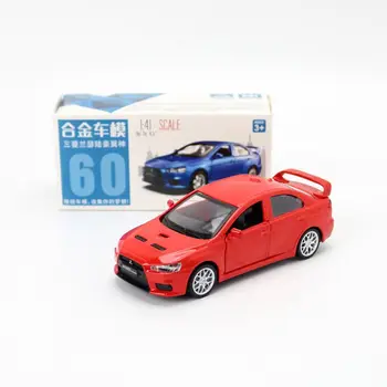 Hot-prodaja 1:41 zlitine potegnite nazaj EVO modela avtomobila,visoko-simulacija 2-vratni otrok izobraževalne igrače,brezplačna dostava