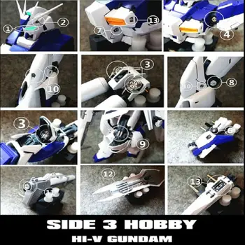 Kovinski Detajli Do Delov Set za BANDAI NOVO MG 1/100 RX-93 V2 Hi-Nu Gundam Ver. Ka model komplet
