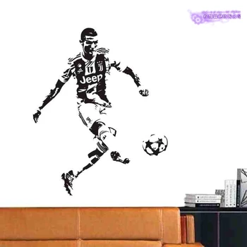 C Ronaldo Nogometni Igralec Stenske Nalepke Šport Nalepko Otroci Soba Dekoracijo Plakati Vinyl C Ronaldo Avto, Nogometaš Decal