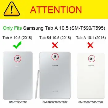 Otroci Shockproof Hibridni Silikonsko Ohišje Za Samsung Galaxy Tab 10,5 T590 T595 T597 Zaščitni Pokrov Zavihku A2 10.5 SM-T590 primeru capa