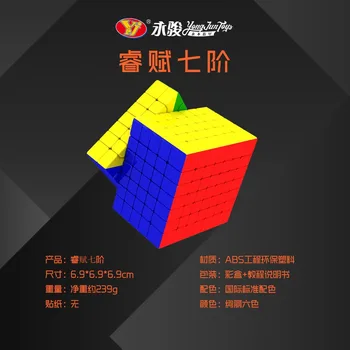 Vroče Prodajo Yj YongJun RuiLong 3x3x3 Magic Cube YJ 3x3 Strokovno Hitrost cubo magico Antistress Izobraževalne Igrače Za Otroke
