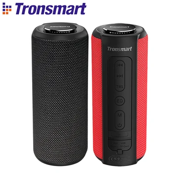 Tronsmart T6 Plus Bluetooth Zvočnik IPX6 Nepremočljiva Prenosni Zvočnik Globok Bas Soundbar z Močjo Banka Funkcija SoundPulse