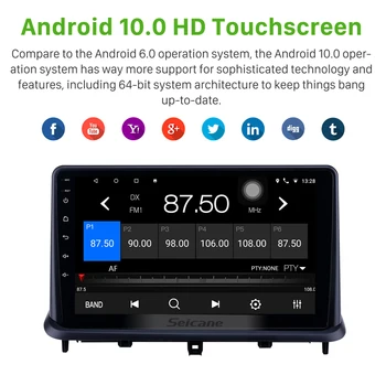 Seicane Android 10.0 2G+32 G IPS 2.5 D Avto Radio Vodja Enote Player, GPS, za leto Changan Alsvin V7 podporo Carplay kamera Zadaj RDS