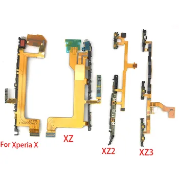 10Pcs/Veliko,Vklop Izklop Glasnost Strani Gumb Tipko Flex Kabel Za Za Sony Xperia X XZ Premium XZ2 Comppact XZ3 Nadomestni Deli