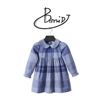 2020 Pomladni Girl Oblačenja Bombaž Dolg Rokav Otrok Obleke Predalčni Trak Otroci Obleke za Dekleta Modni Dekliška Oblačila Bebe