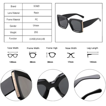 TAKO&EI Retro Klasična Kvadratnih Ženske sončna Očala Moda Gradient Ogledalo Očala Odtenki UV400 Moški Letnik Trendi sončna Očala