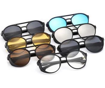 JackJad 2018 Moda Krog Okvir SteamPunk Slog Strani Očesa Sončna Očala Moške Blagovne Znamke Oblikovanja Vintage Sončna Očala Oculos De Sol 97373