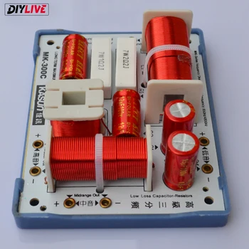 DIYLIVE KASUN 2 MK-300C 3-kanal 3-zvočniki (visoke frekvence + mid bass) high-fidelity zvok zvočnika razdelilnika frekvenčni delilnik