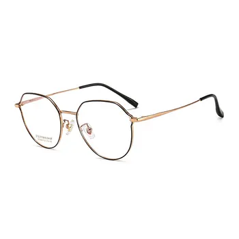 Čistega Titana Očal Okvir Polno Platišča Eye Glasses Unisex Spomladanski Tečaji Optična Očala in Očala Kratkovidno