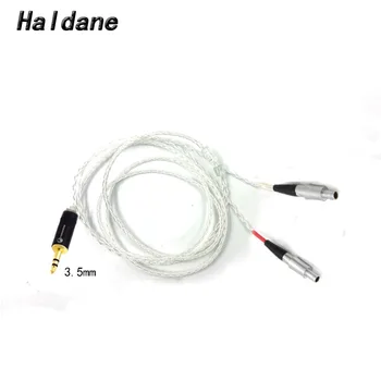 Brezplačna Dostava Haldane RSA/ALO 3.5/2.5/4.4 mm Uravnoteženo 7N OCC+ Silver Plated Bakreni Kabel Za HD800 HD800S HD820 Slušalke Slušalke