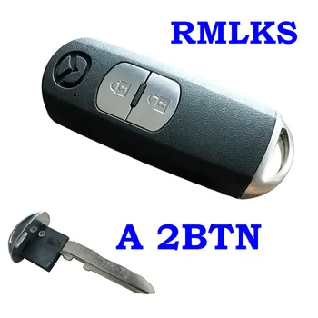 RMLKS Smart Remote Key Lupini 2 3 4 Gumb Primerni Za Mazda X-5 Vrhu Axela Atenza M3, M6 Z Sili Tipko Rezilo