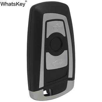 WhatsKey 3 Gumb Avto Ključ Lupini Za BMW X1 X3 X4 M1 M2 M3 1 2 3 5 7 Serije Z4 E90 F10 F20 F30 Smart Remote Key Kritje Fob Primeru