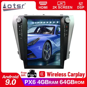 Za Toyota Camry 2012-Android 9.0 PX6 avto DVD predvajalnik večpredstavnostnih Auto avto navigator stereo sprejemnik prost zemljevid Vodja enote ips