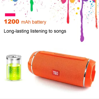 Top prodajne proizvod v letu 2020 TG 116 Brezžični Bluetooth Zvočnik Zunanji Stereo Bas USB/TF/FM Radio Audio Debelo Dropshipping