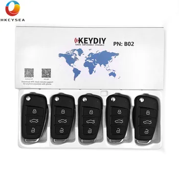 HKCYSEA 5/10/15PCS Prazno Daljinski Ključ KEYDIY B02 3 Gumb KD Daljinski Ključ za KD900 URG200 KD-X2 MINI KD za Proizvodnjo Vsakem Modelu, Odd.