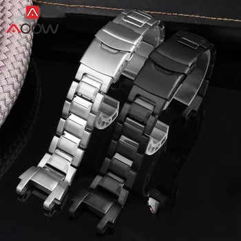 Trdnega Nerjavečega Jekla Trak Watchband za Casio G-SHOCK MTG-B1000 Moških Zamenjava Pasu Pasu Kovinski Preuredi Kit Brezplačna orodja