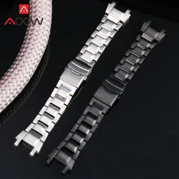 Trdnega Nerjavečega Jekla Trak Watchband za Casio G-SHOCK MTG-B1000 Moških Zamenjava Pasu Pasu Kovinski Preuredi Kit Brezplačna orodja