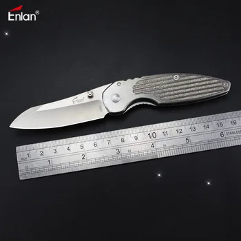 ENLAN M08-2 Folding Nož 8Cr13Mov Rezilo iz Nerjavečega Jekla, Ročaj za Preživetje Lov Lesnoobdelovalnih preživetje Multi EOS Žepni Nož