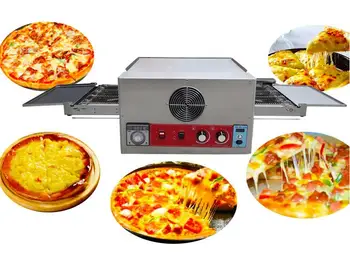 Električni Tekoči Pizza Peči Komercialne 12 Inch Pizza Peči 220V Velike Razpršilnik Torto Kruh Pizza, ki Stroj CH-FEP-12