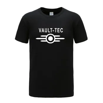 NOVO Vault Pes Igranje Video Igre Fallout 76 2 3 4 Tee Vrhovi Majice s kratkimi rokavi Moški Ženske Otroci Priložnostne Modni T-shirt Vault-Tec Fant Dekle