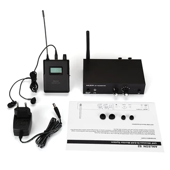 ANLEON S2 UHF Stereo Brezžični Monitor Sistem Brezžične Slušalke Mikrofon Oddajnik Sistema 561-568MHZ 100-240V NTC Antena
