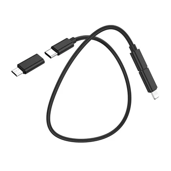 HOCO 6-v-1 priključek Mikro USB Kabel za iPhone 12 11 Max Pro Xs Max Xr 8 7 Tipa C do Strela Hitro Polnjenje Tip-C Tip-C usb Kabel