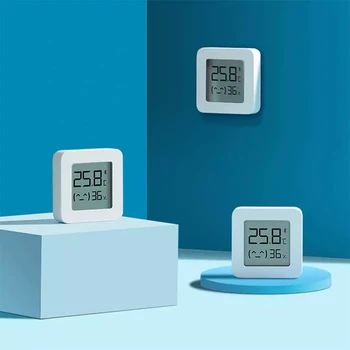 XIAOMI Mijia Bluetooth Termometer 2 Brezžična Pametna Električna Digitalna Higrometer Temperatura Vlažnost Senzor Delo z Mijia APP