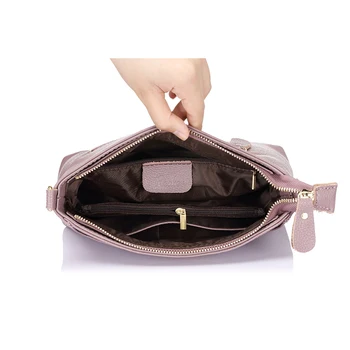REALER ženske vrečko pravega usnja messenger vrečke dame torba ženske cross-body bag za žensko modno torbico za ženske