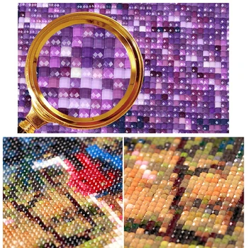 DIY diamond slikarstvo krajine navzkrižno šiv mozaik diamond vezenje palace needlework vzorec kvadratnih nosorogovo doma dekor XY1