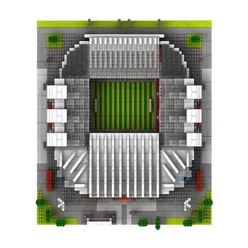 Vroče Lepining mesto klasična arhitektura Manchester United nogometni Stadion Old Trafford mini micro bloki, opeke igrače za darilo