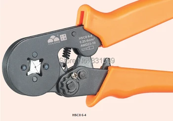 1Pcs HSC8 6-4 Mini-Tip Self-Nastavljiv Robljenjem Plier 0.25-6mm2 AWG23-10 terminali robljenjem orodja Nove blagovne Znamke