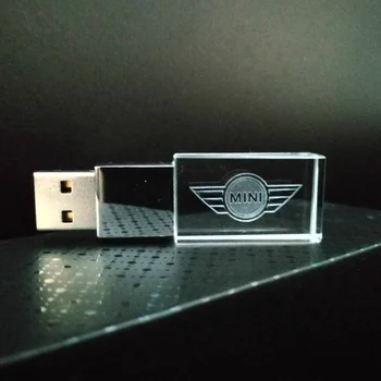Ustvarjalne Lep Mini Crystal USB flash drive pendrive Nakit, 4 GB, 16GB 32GB 64GB 128GB memory stick Meri Vaš Logotip Dekle Darilo