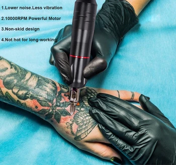 Strokovno Tattoo Stroj Komplet Tatoo Napajanje Rotacijski Pero Z Vložkov Igle Za Trajno Ličenje Obrvi Microblading