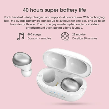 Elephone Elepods S TWS bluetooth Čepkov Mini Hi-fi Stereo Slušalke z Dvojno Mic šumov Nepremočljiva Športne Slušalke AAC APT
