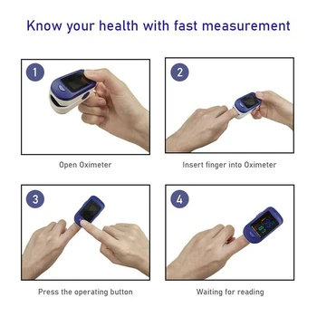 Prenosni Zdravje test PR in SOP2 oximetro de dedo OLED Zaslon Prsta Oximeter Kisika v Krvi Impulz Oximetor