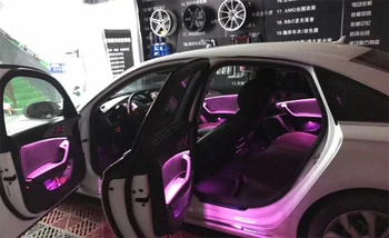 Notranjost Vzdušje Luč Za Audi A6 A7 obdobje 2013-2018 LED za ambient svetloba vrata Footwell svetlobe original MMI nadzor