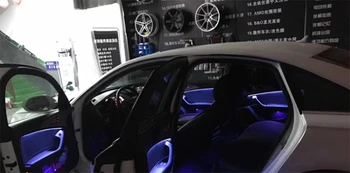 Notranjost Vzdušje Luč Za Audi A6 A7 obdobje 2013-2018 LED za ambient svetloba vrata Footwell svetlobe original MMI nadzor