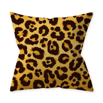 Eno Stran Povzetek Leopard Tiskanja Vrgel Pillowscase Super Mehka Kratek Žamet Živali Tiger Kože Zebra Vzorec Blazine Pokrov Kavč