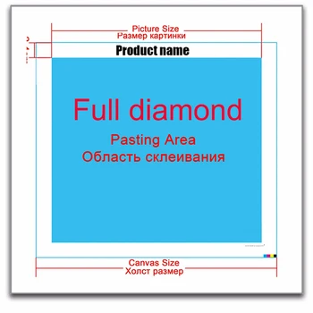 Kvadratni/Krog Sveder Diamantni Slikarstvo 