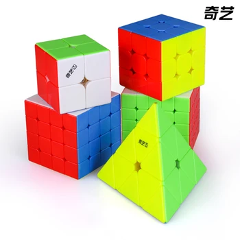 QiYi MS 4x4x4 Magnetna Kocka MoFangGe 4x4 Valk4 Hitrost Določa Snope WuQue Nalepke nalepke Magic Cube Magico Puzzle baby otroci igrače