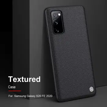 Nillkin za Samsung Galaxy S20 FE 2020 primeru hrbtni pokrovček Teksturirane zaščitna Nilkin najlon vlaken TPU PC primerih